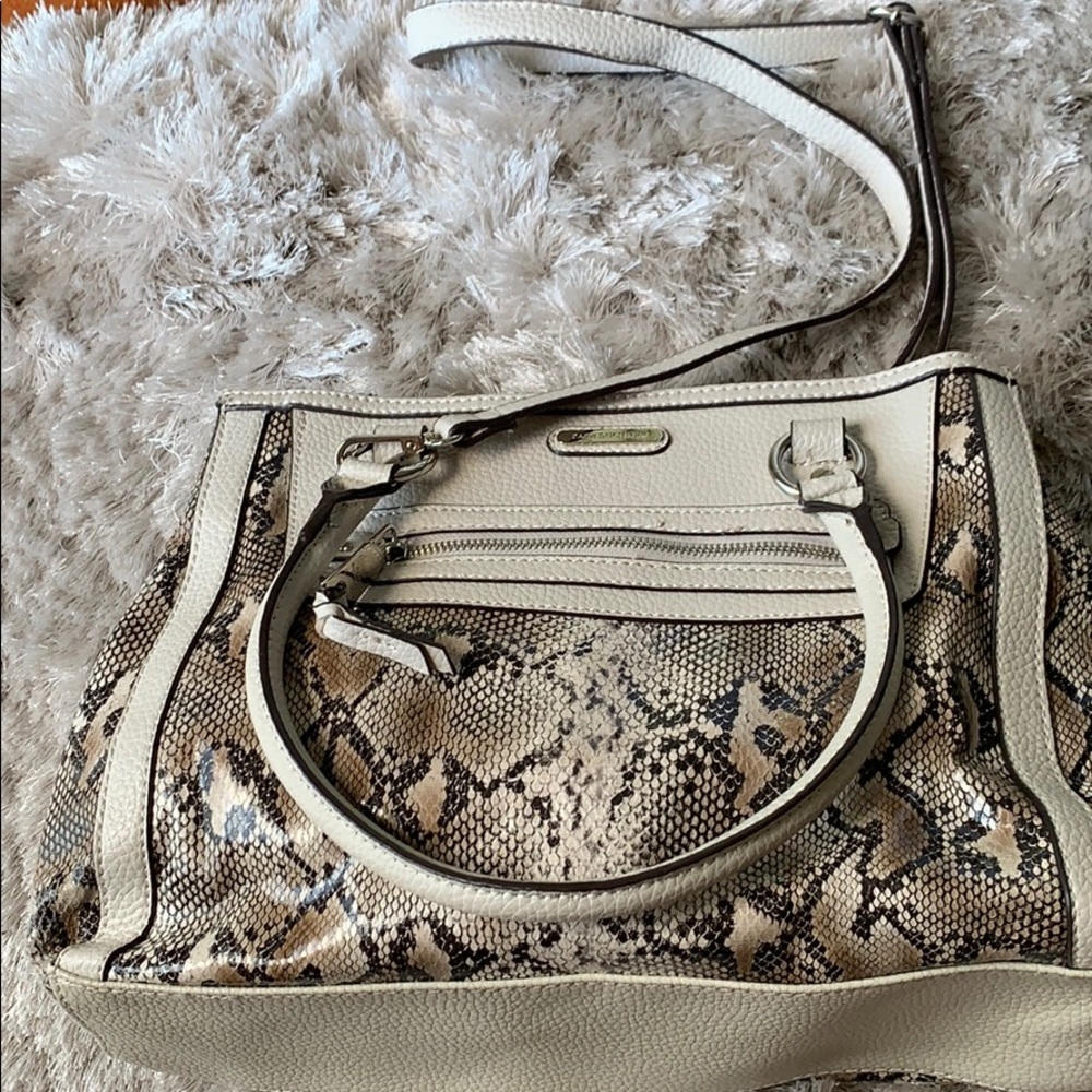 Dana Bachman Snakeskin Print Handbag